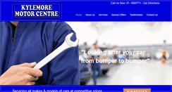 Desktop Screenshot of kylemoremotorcentre.ie